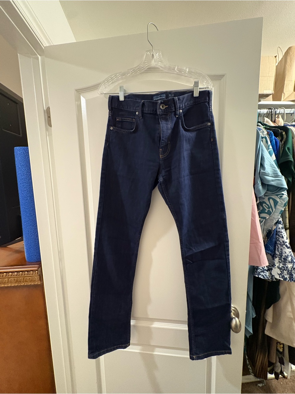 Patagonia Men's Navy Straight-Leg Jeans